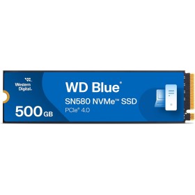 WD Blue SN580 500GB, M.2 NVMe SSD, PCIe Gen4 x4, con hasta 4.000 MB/s de velocidad de lectura.