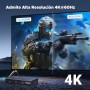 UGREEN Switch KVM HDMI 4K 60Hz 2 Entradas 1 Salida con 4 Puertos USB A y 1 Tipo C 3.0 para Teclado Ratón Impresora con 4 Cables