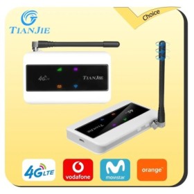 TIANJIE-enrutador WiFi MF904 4G + móvil, batería segura de 2100mAh, an