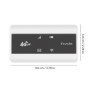 TIANJIE-enrutador WiFi MF904 4G + móvil, batería segura de 2100mAh, an