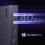 UGREEN Revodok MAX 313 Docking Station Thunderbolt 4 40Gbps 13 En 1 Triple Pantalla 4K60Hz 8K30Hz HDMI DisplayPort, Lector