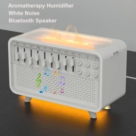 Altavoz Bluetooth 3 en 1, humidificador de luz nocturna para dormir co