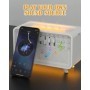 Altavoz Bluetooth 3 en 1, humidificador de luz nocturna para dormir co