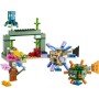 LEGO 21180 Minecraft La Batalla contra El Guardián, Juguete de Construcción para Niños y Niñas +8 Años con Figuras de Monstruos