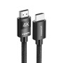 UGREEN Cable HDMI 4K@60Hz, HDMI 2.0 Cable Algodón Trenzado Conector Cobre Niquelado, Cable HDMI Soporte 3D, HDR, ARC, Ethernet,