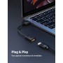 UGREEN Adaptador Mini HDMI Cable4K 3D Ultra HD ARC Retorno de Audio para Raspberry Pi Zero Canon EOS 5D Mark Cámara Nikon D5600