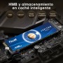 Fikwot FX991 M.2 SSD 1TB NVMe SSD M2 2280 PCIe Gen 4x4, Lectura de hasta 7100MB/s, Unidad de Estado Sólido Interna para PS5,