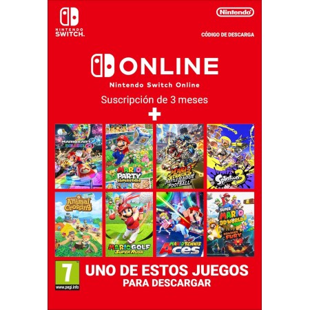 Switch Online Suscripción Familiar de 12 Meses