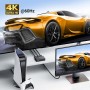 UGREEN HDMI Splitter 1 Entrada 2 Salidas 4K@60Hz Divisor para Monitores Duales Compatible con HDCP 2.2 3D HDR, PS4/5, Monitor,