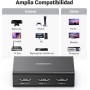 UGREEN HDMI Splitter 1 Entrada 2 Salidas 4K@60Hz Divisor para Monitores Duales Compatible con HDCP 2.2 3D HDR, PS4/5, Monitor,