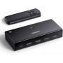 UGREEN HDMI Switch 4K 60Hz 3 Entradas a 1 Salida Conmutador 1080P 3D HDR10 Dolby Atmos con Control Remoto IR Compatible con