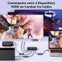 UGREEN HDMI Switch 4K 60Hz 3 Entradas a 1 Salida Conmutador 1080P 3D HDR10 Dolby Atmos con Control Remoto IR Compatible con