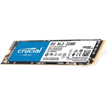 Crucial P2 CT250P2SSD8 SSD interno de 250 GB, velocidades de hasta 2400 MB/s (3D NAND, NVMe, PCIe, M.2)