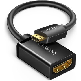 UGREEN Cable Micro HDMI Adaptador Macho a Hembra 4K 60Hz 3D Dolby ARC Compatible con Raspberry Pi 4 Cámara Tableta Portátil, 1M