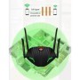 Enrutador WiFi de doble banda 2,4 y 5GHz 1200M antena externa enrutado