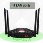Enrutador WiFi de doble banda 2,4 y 5GHz 1200M antena externa enrutado