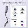 UGREEN Tarjeta de Captura de Video HDMI a USB C Entrada 4K 1080P, Grabación de Video, Audio y Juegos, Compatible con Switch,
