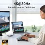 UGREEN Revodok Hub USB C HDMI 4K 6 En 1 Adaptador Tipo C Lector Tarjeta SD TF Dock Station Compatible con MacBook Pro Air M3 M2