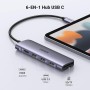 UGREEN Revodok Hub USB C HDMI 4K 6 En 1 Adaptador Tipo C Lector Tarjeta SD TF Dock Station Compatible con MacBook Pro Air M3 M2