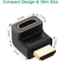UGREEN Adaptador HDMI Macho a Hembra 270 Grado ángulo Recto de Alta Velocidad, 270 Grado