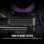 Corsair MP600 Elite SSD NVMe M.2 PCIe Gen4 x4 de 1 TB - M.2 2280 - Lectura Secuencial de hasta 7.000 MB/s - NAND 3D TLC de Alta