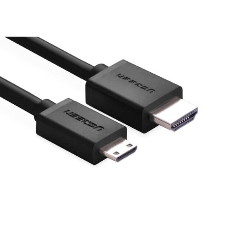 Ugreen HDMI - Mini HDMI Cable 19 Pin 2.0v 4K 60Hz 30AWG 1,5m Black (11167)