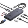 UGREEN Revodok Pro 1091 10Gbps Hub USB C HDMI 4K 60Hz Ethernet Gigabit PD 100W Lector de Tarjeta SD TF Puertos de Datos 2A2C