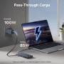 UGREEN Revodok Pro 1091 10Gbps Hub USB C HDMI 4K 60Hz Ethernet Gigabit PD 100W Lector de Tarjeta SD TF Puertos de Datos 2A2C