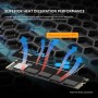 Netac 500GB Interna NVMe SSD PCIE M.2 2280 Unidad de Estado Sólido 3D NAND con Disipador de Calor para Jugadores de PC, Oficina,