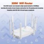Enrutador inalámbrico Booster, compatible con AP, repetidor WiFi de ba