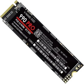 Fcuajdkq 1 unids 128G 990 Pro M.2 2280 SSD PCIe 4.0 NVMe disco duro interno SSD negro para ordenador portátil y escritorio