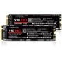 Fcuajdkq 1 unids 128G 990 Pro M.2 2280 SSD PCIe 4.0 NVMe disco duro interno SSD negro para ordenador portátil y escritorio
