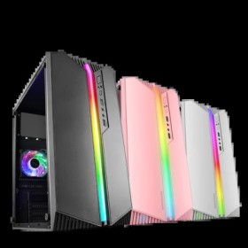 Mars Gaming MC-S1, Caja PC Gaming Compacta Micro-ATX, ARGB Frontal 12 