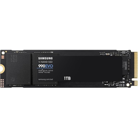 Samsung 990 EVO 1 TB hasta 5.000 MB/s PCIe 4x4/5x2, NVMe2 (2280) SSD interno (MZ-V9E1T0BW)