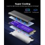 PHIXERO P5000 NVMe SSD 1TB PCIe Gen 4.0 x4 M.2 SSD 2280 velocidades hasta 5200 MB/s Unidad Interna de Estado sólido para