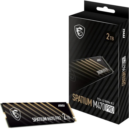 MSI SPATIUM M470 Pro PCIe 4.0 NVMe M.2 2TB