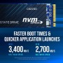 PNY CS2230 500GB SSD Interno M.2 NVMe Gen3, hasta 3300MB/s - M280CS2230-500-RB