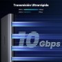 UGREEN Revodok Pro 109 Hub USB C 3.2 Gen 2 10Gbps HDMI 4K60Hz Ethernet RJ45 Adaptador Tipo C Carga PD 100W Lector Tarjeta SD