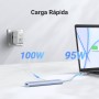 UGREEN Hub USB C HDMI 4K 5 En 1 Adaptador Tipo C 5Gbps Compatible con MacBook Pro Air M3 M2 M1, iPad, iPhone 16 Plus MAX, Galaxy