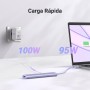 UGREEN Hub USB C HDMI 4K 5 En 1 Adaptador Tipo C 5Gbps Compatible con MacBook Pro Air M3 M2 M1, iPad, iPhone 16 Plus MAX, Galaxy