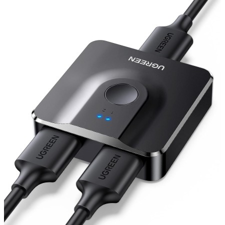UGREEN CM217-50966B Conmutador HDMI 2 en 1 salida
