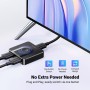 UGREEN CM217-50966B Conmutador HDMI 2 en 1 salida