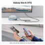 UGREEN Hub USB C Ethernet Gigabit RJ45 4K 30Hz HDMI Lector Tarjeta SD TF PD 100W Carga Compatible con MacBook Pro Air M2 M1,