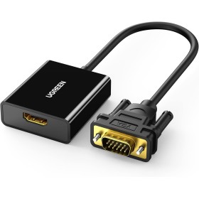 UGREEN Adaptador HDMI a VGA para Chromecast, Adapter 1080P con Audio Compatible con Stick TV, Raspberry Pi, Netflix, Webtv, MSN