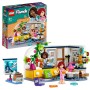 LEGO Friends Habitación de Aliya, Set Fiesta de Pijamas, Juguete Coleccionable para Niñas y Niños, Mini Muñeca Paisley y Perrito