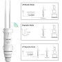 WAVLINK Repetidor WiFi Largo Alcance WiFi Exterior Potente, Amplificador Señal WiFi Antena WiFi Extender Wavlink N300 2.4G,