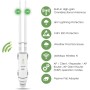 WAVLINK Repetidor WiFi Largo Alcance WiFi Exterior Potente, Amplificador Señal WiFi Antena WiFi Extender Wavlink N300 2.4G,