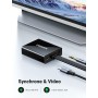 UGREEN Adaptador HDMI a VGA, Convertidor HDMI a VGA Macho a Hembra, 1080P Conversor con Audio 3.5 mm y Mirco USB Cable de Carga