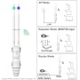 WAVLINK AC600 Repetidor WiFi Largo Alcance/Amplificador Larga Distancia Support PoE/Dual-Banda 2.4+5G/2 Antena WiFi Repeater