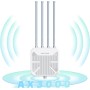 WAVLINK Repetidor WiFi Largo Alcance WiFi Exterior Potente, Amplificador Señal WiFi Antena WiFi Extender WiFi 6 Wavlink AX3000